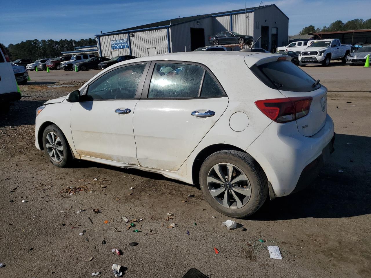 2022 KIA Rio VIN 3KPA25AD6NE443409 Copart auction photo, front end / minor dent/scratches damage thumbnail 2