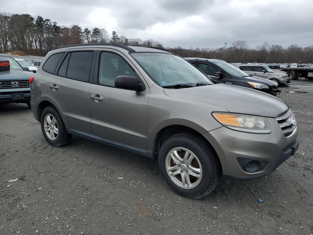 2012 Hyundai Santa Fe VIN 5XYZGDAB9CG163545 Copart auction photo, mechanical damage thumbnail 4