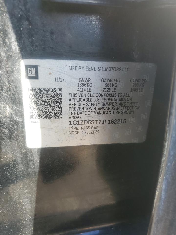 2018 Chevrolet Malibu VIN 1G1ZD5ST7JF162215 Copart auction photo, all over damage thumbnail 13