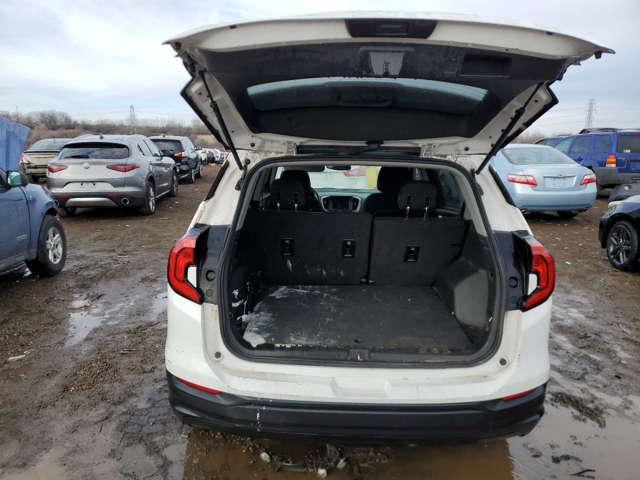 2018 GMC Terrain VIN 3GKALMEVXJL345486 Copart auction photo, front end / rear end damage thumbnail 6