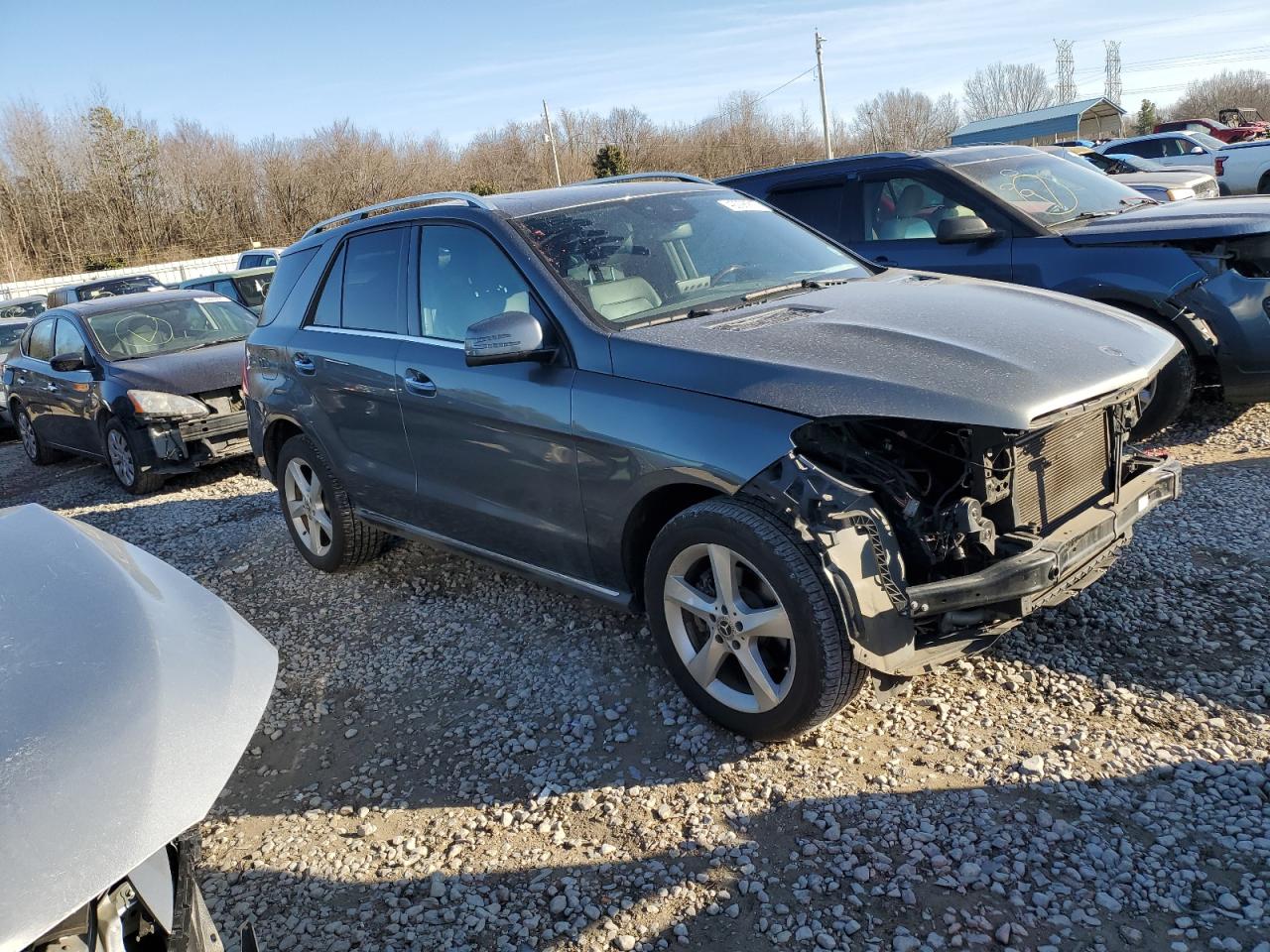 2018 Mercedes-Benz GLE VIN 4JGDA5JB3JB061372 Copart auction photo, front end / minor dent/scratches damage thumbnail 4
