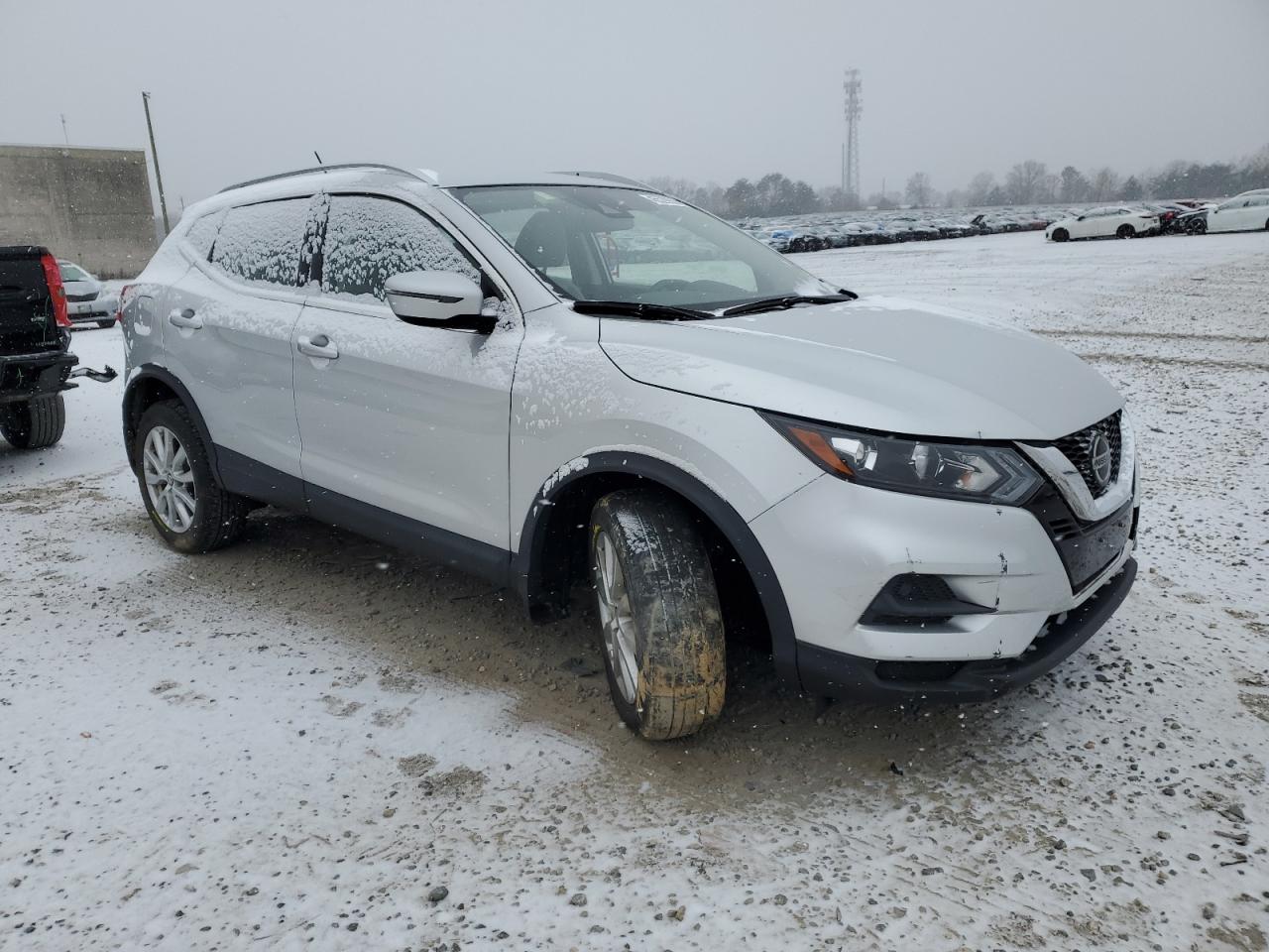 2020 Nissan Rogue VIN JN1BJ1CW3LW390284 Copart auction photo, front end / undercarriage damage thumbnail 4