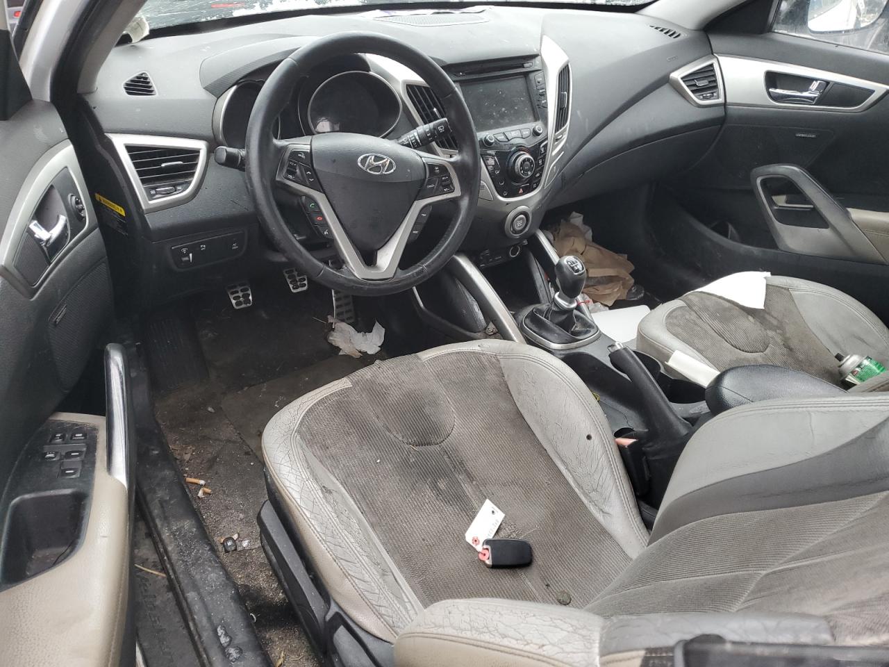 2012 Hyundai Veloster VIN KMHTC6AD0CU023327 Copart auction photo, rear end damage thumbnail 8