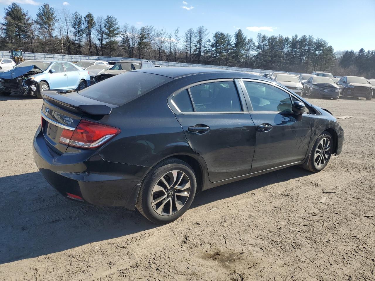 2014 Honda Civic VIN 19XFB2F81EE040017 Copart auction photo, front end damage thumbnail 3