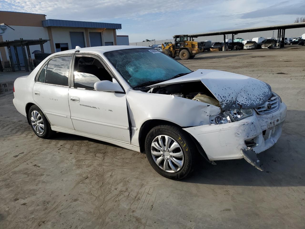 2001 Toyota Corolla VIN 1NXBR12E31Z430429 Copart auction photo, front end / undercarriage damage thumbnail 4