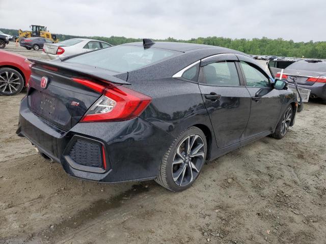 2019 Honda Civic VIN 2HGFC1E51KH702033 Copart auction photo, side / front end damage thumbnail 3