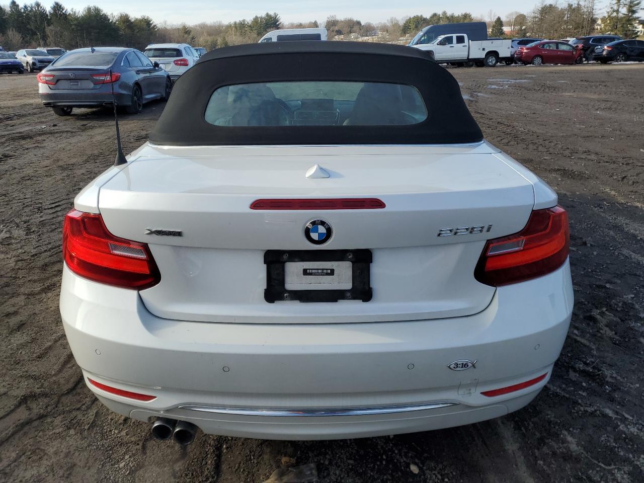 2016 BMW 2er VIN WBA1L9C52GV767513 Copart auction photo, front end / undercarriage damage thumbnail 6