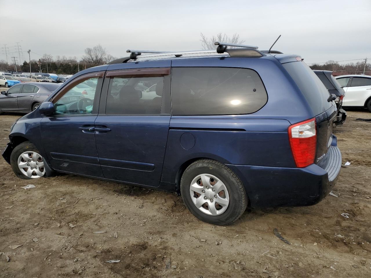 2009 KIA Sedona VIN KNDMB233396298759 Copart auction photo, front end damage thumbnail 2
