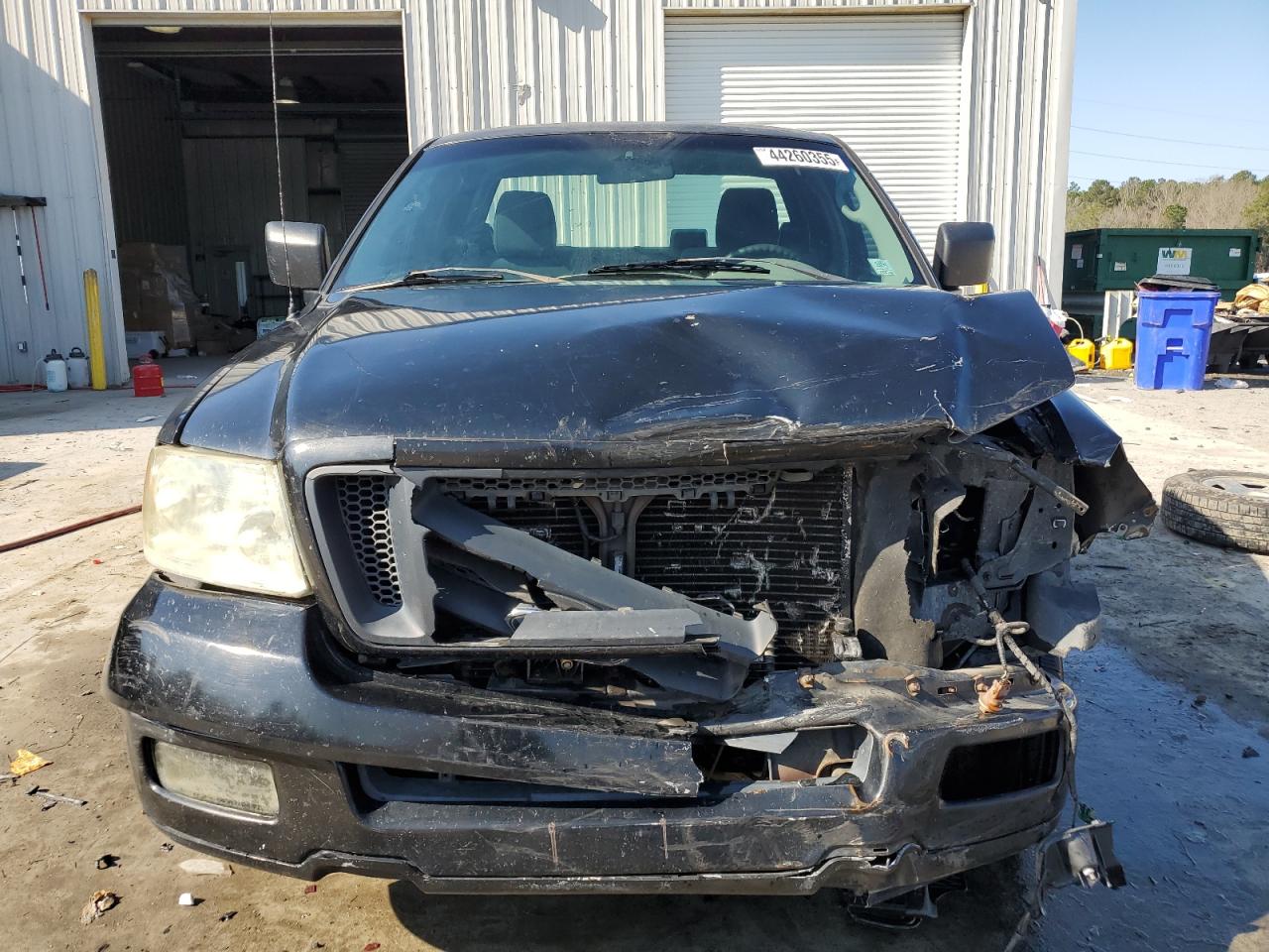 2005 Ford F-150 VIN 1FTRF12WX5NA21395 Copart auction photo, front end damage thumbnail 5