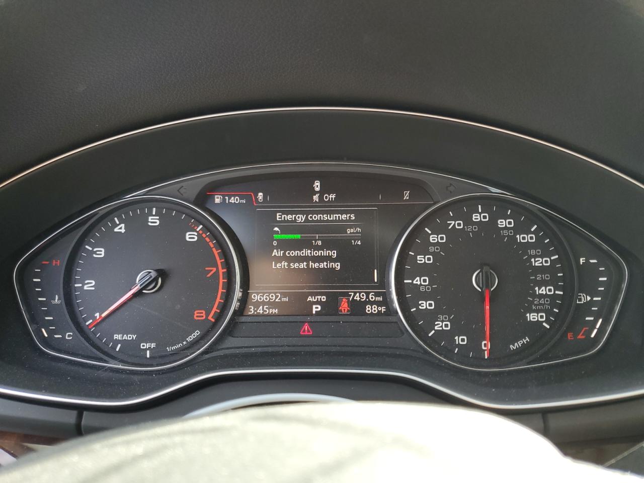 2019 Audi Q5 VIN WA1ANAFY5K2027737 Copart auction photo, front end / minor dent/scratches damage thumbnail 9