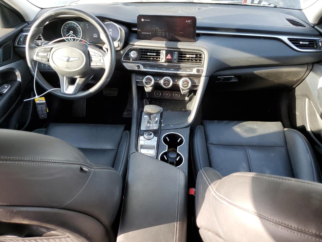 2022 Genesis G70 VIN KMTG34TA2NU094241 Copart auction photo, front end damage thumbnail 8