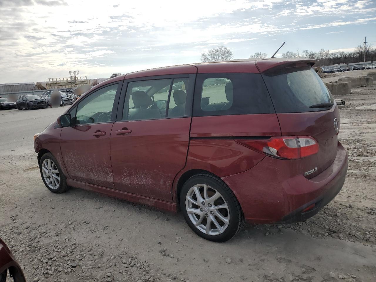 2012 Mazda 5 VIN JM1CW2CLXC0141921 Copart auction photo, front end damage thumbnail 2