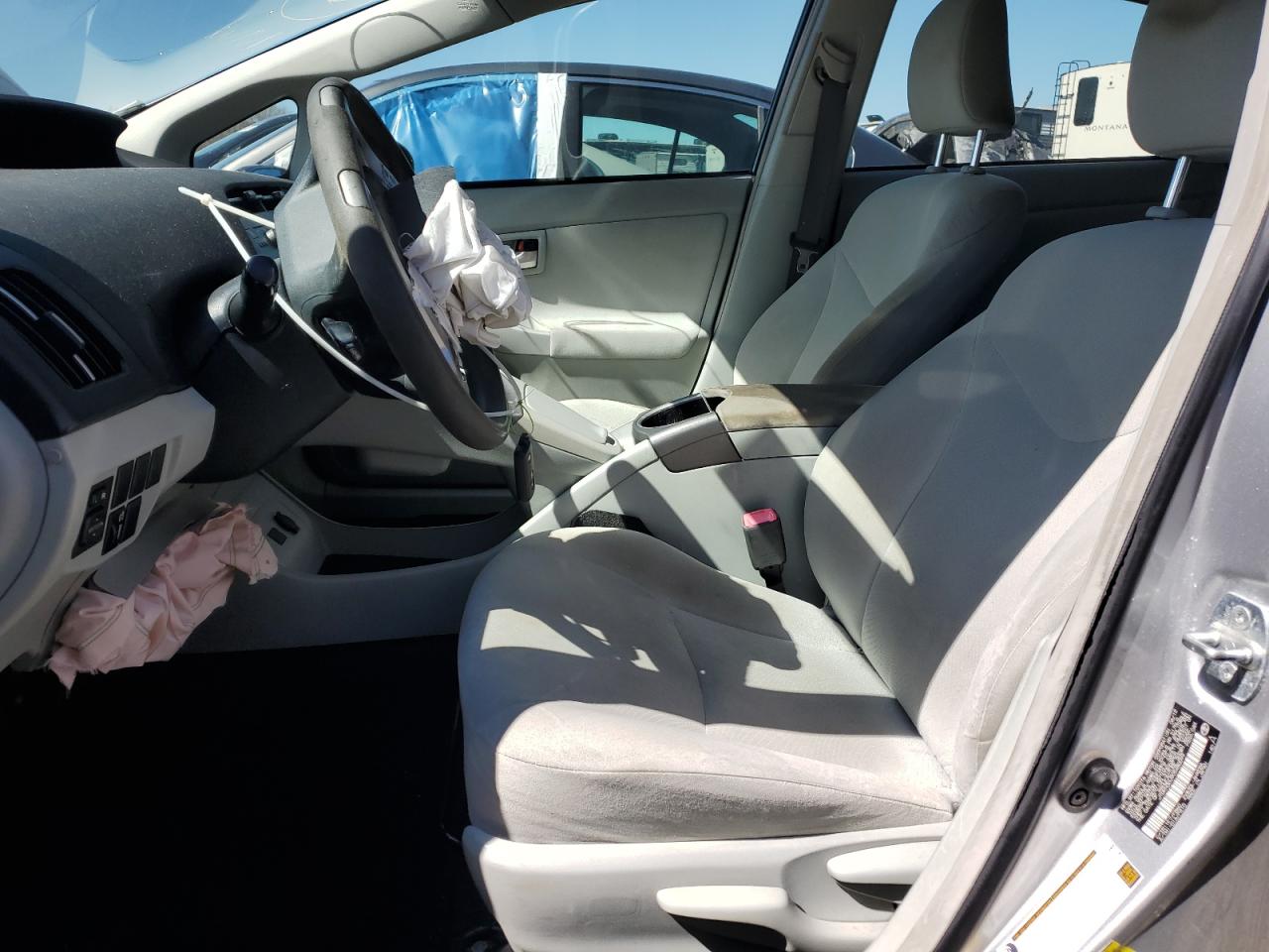 2012 Toyota Prius VIN JTDKN3DU9C5480099 Copart auction photo, front end / side damage thumbnail 7