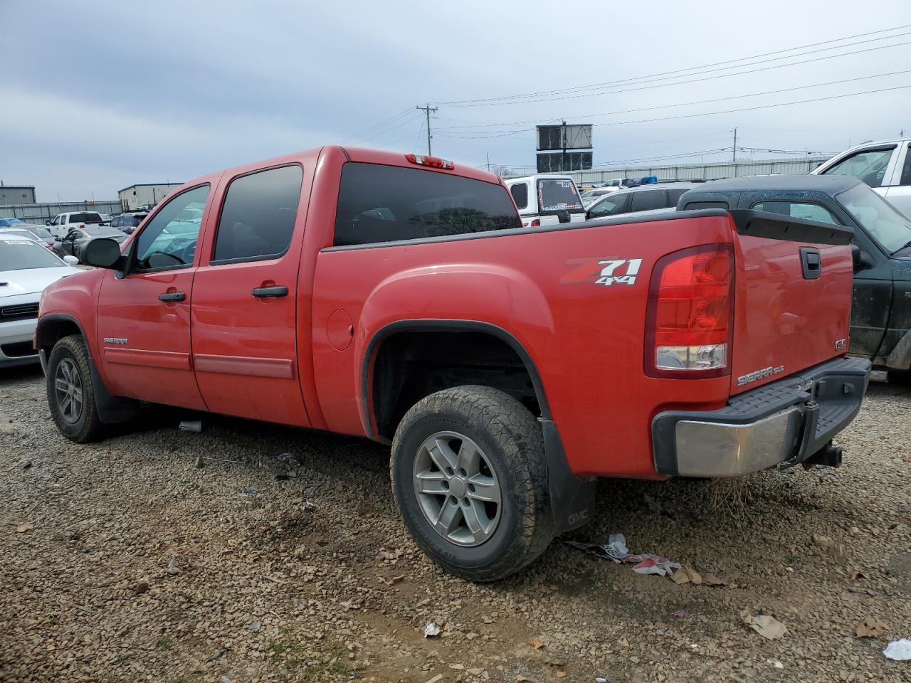 2013 GMC Sierra VIN 3GTP2VE73DG221640 Copart auction photo, front end / undercarriage damage thumbnail 2