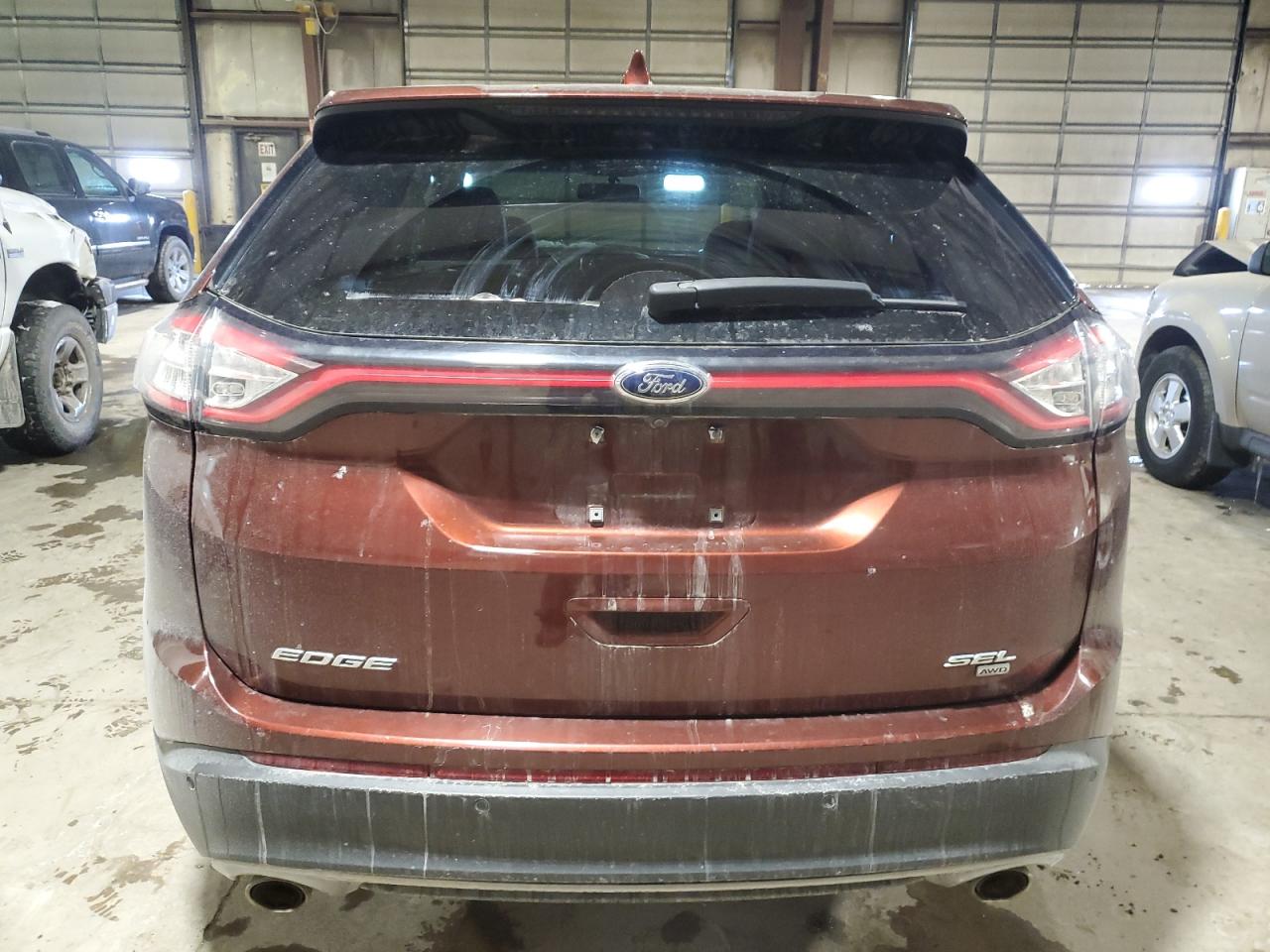 2016 Ford Edge VIN 2FMPK4J8XGBB74134 Copart auction photo, front end / minor dent/scratches damage thumbnail 6