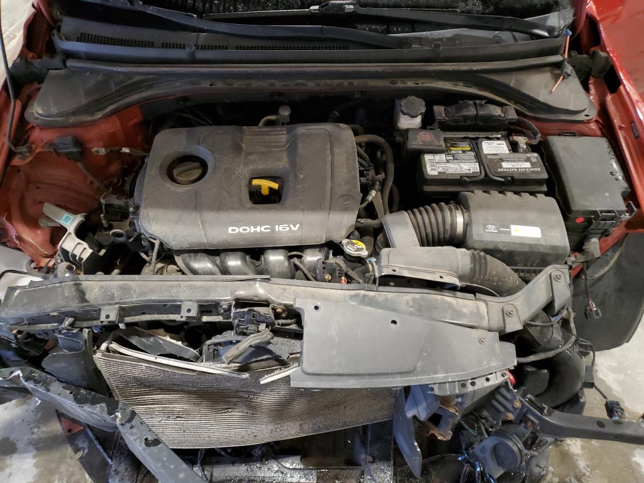 2017 Hyundai Elantra VIN 5NPD74LFXHH100495 Copart auction photo, front end damage thumbnail 11