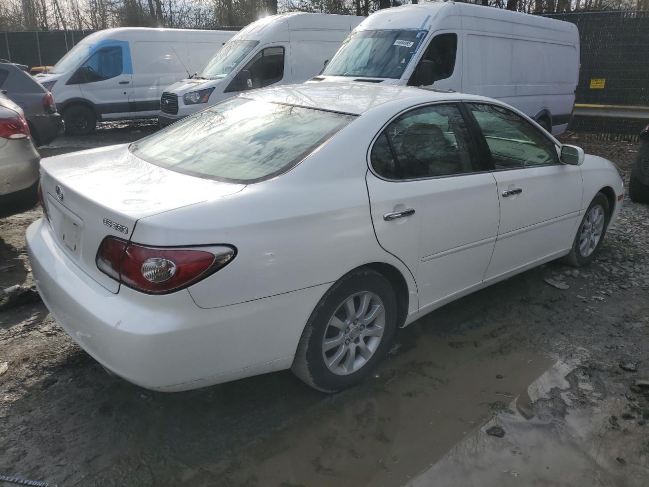 2004 Lexus ES VIN JTHBA30G040008317 Copart auction photo, side damage thumbnail 3