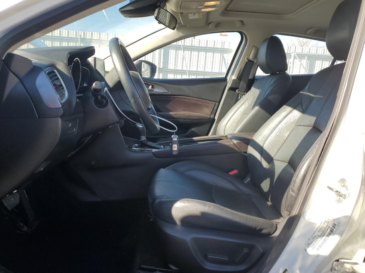 2017 Mazda 3 VIN JM1BN1M3XH1143371 Copart auction photo, undercarriage damage thumbnail 7