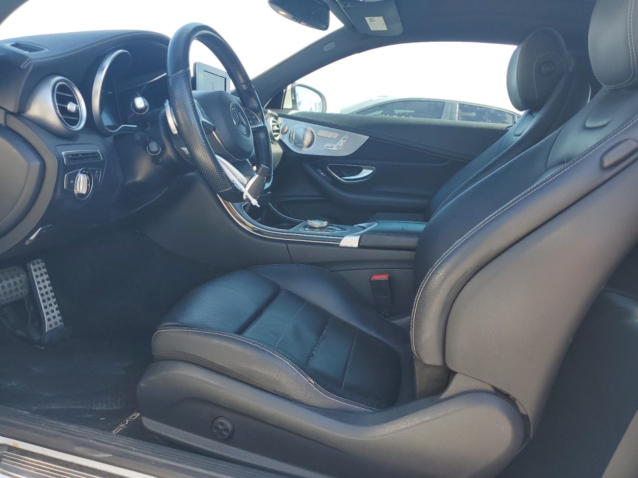 2017 Mercedes-Benz C-klasse VIN WDDWJ4KBXHF421168 Copart auction photo, front end / frame damage damage thumbnail 7
