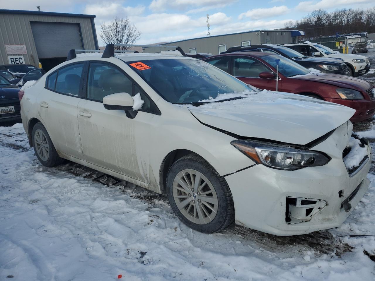 2018 Subaru Impreza VIN 4S3GKAB60J3601280 Copart auction photo, front end damage thumbnail 4