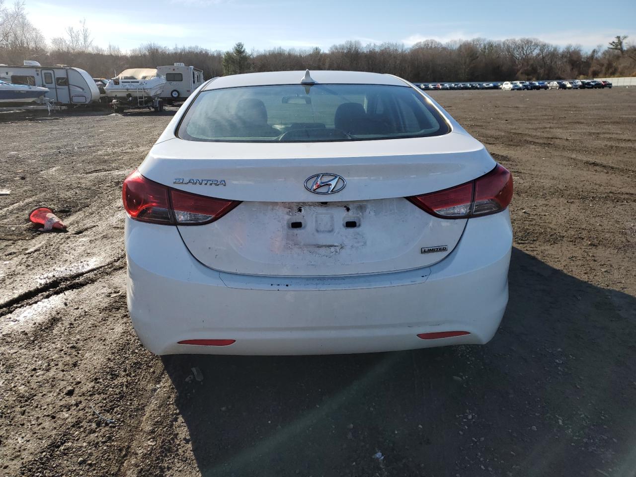 2013 Hyundai Elantra VIN 5NPDH4AEXDH424712 Copart auction photo, front end damage thumbnail 6