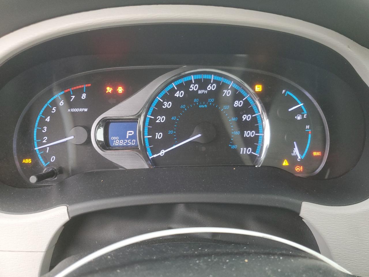 2012 Toyota Sienna VIN 5TDYK3DC1CS271900 Copart auction photo, front end damage thumbnail 9