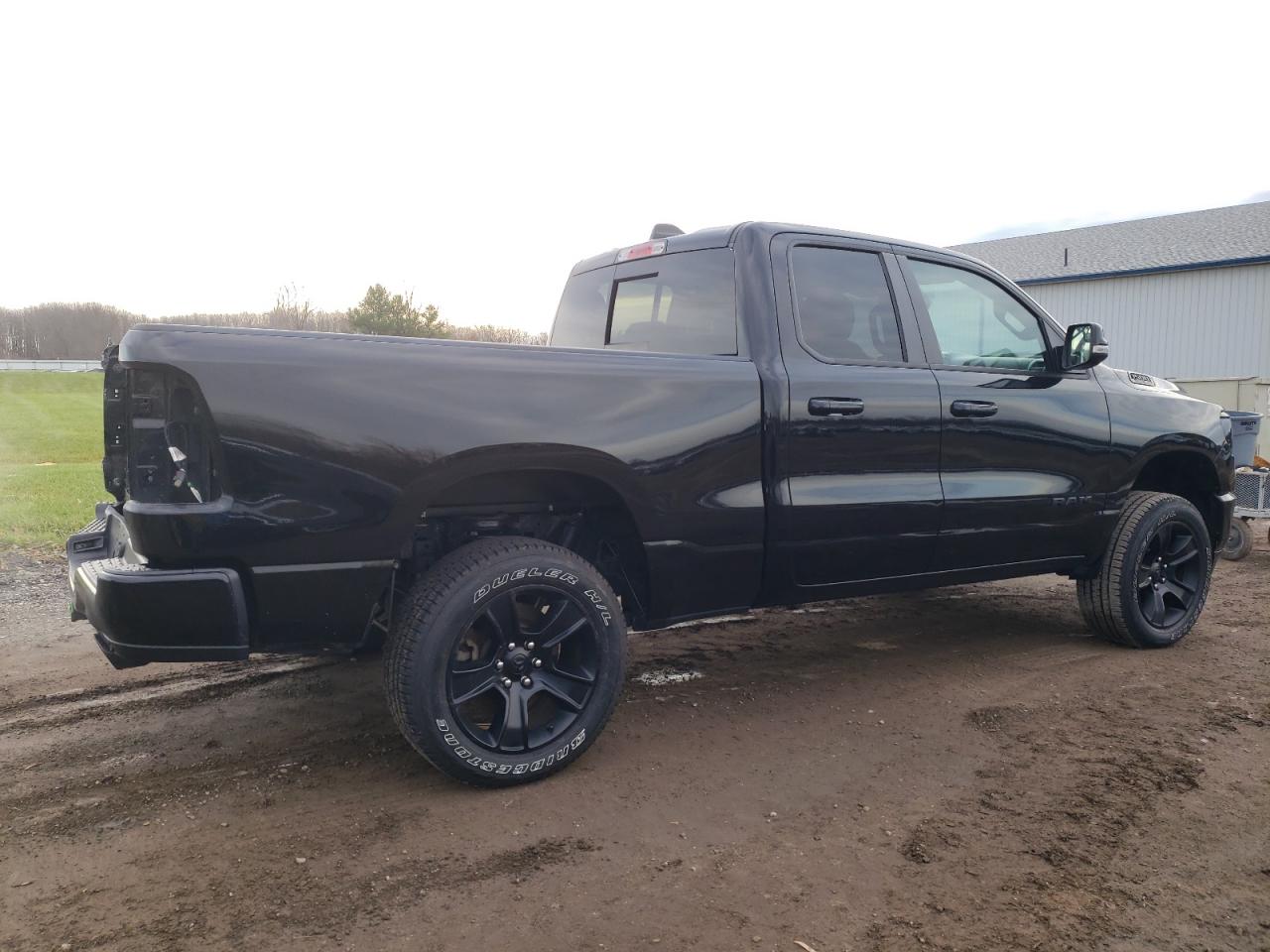 2021 RAM 1500 VIN 1C6SRFBT9MN726271 Copart auction photo, rear end damage thumbnail 3