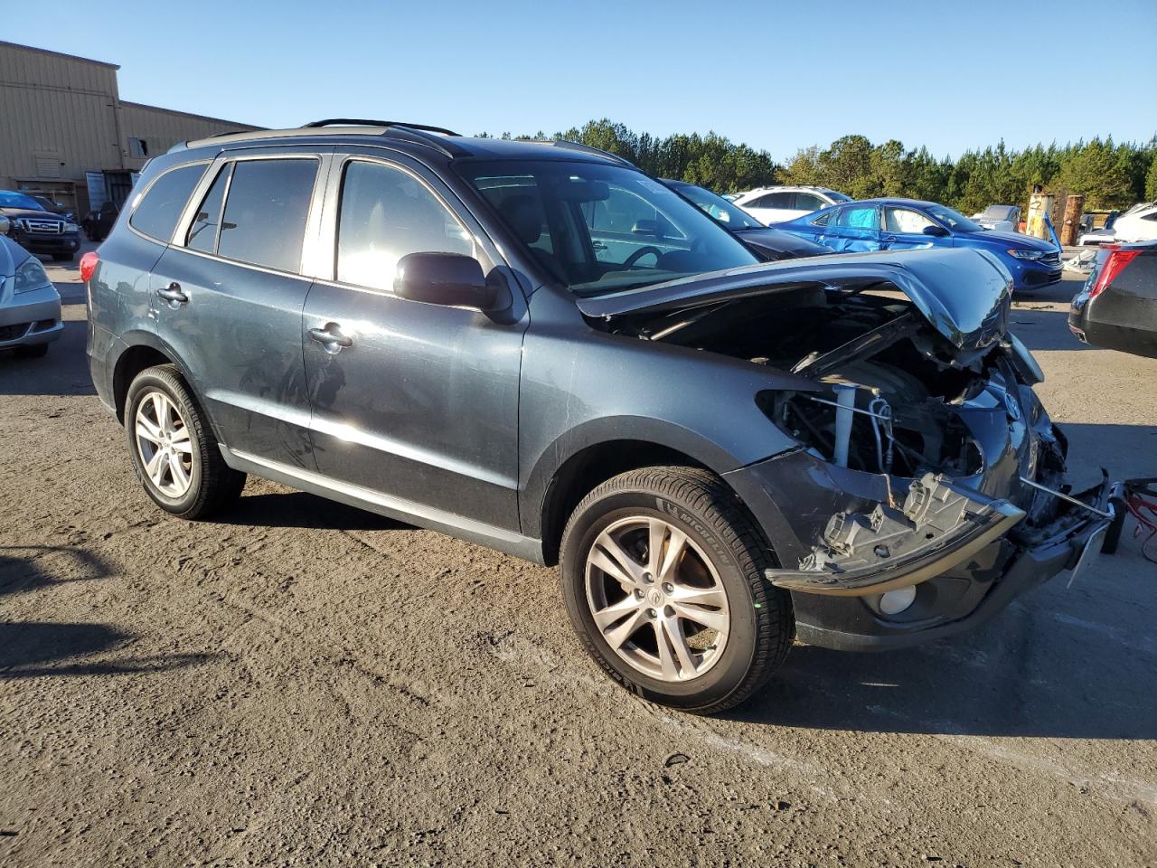 2010 Hyundai Santa Fe VIN 5NMSH4AG0AH392421 Copart auction photo, front end damage thumbnail 4