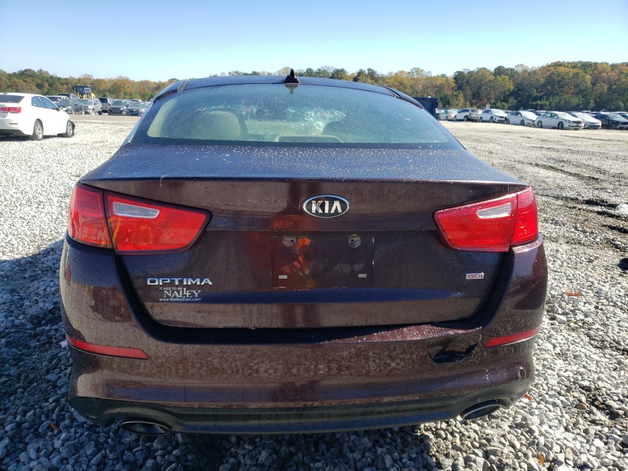 2014 KIA Optima VIN 5XXGM4A78EG268323 Copart auction photo, front end / vandalism damage thumbnail 6