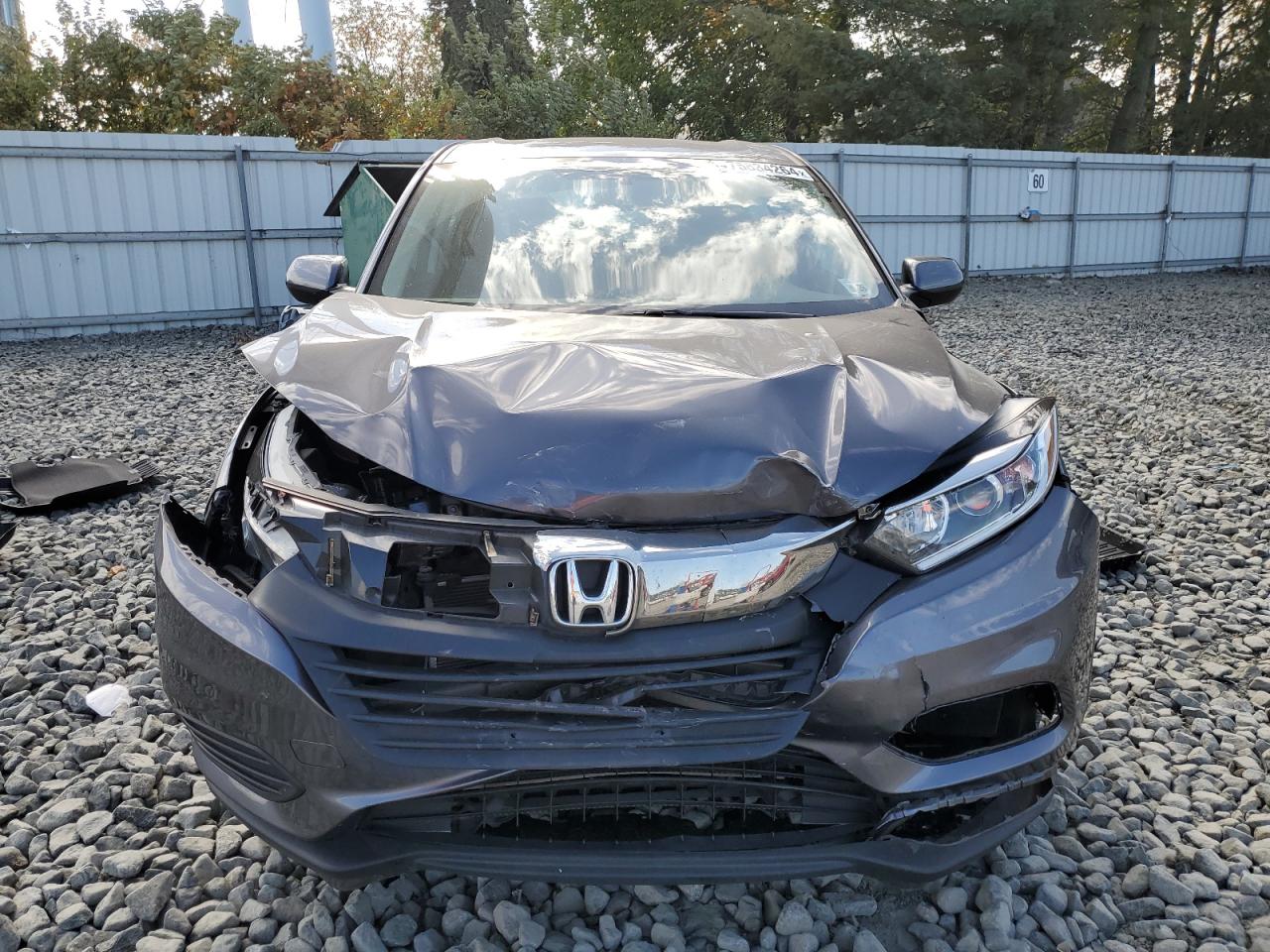 2022 Honda HR-V VIN 3CZRU6H39NM702622 Copart auction photo, front end damage thumbnail 5