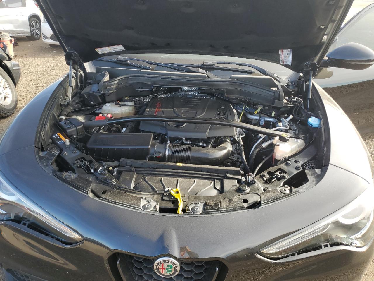 2019 Alfa Romeo Stelvio VIN ZASPAKBN5K7C44261 Copart auction photo, rear end damage thumbnail 12