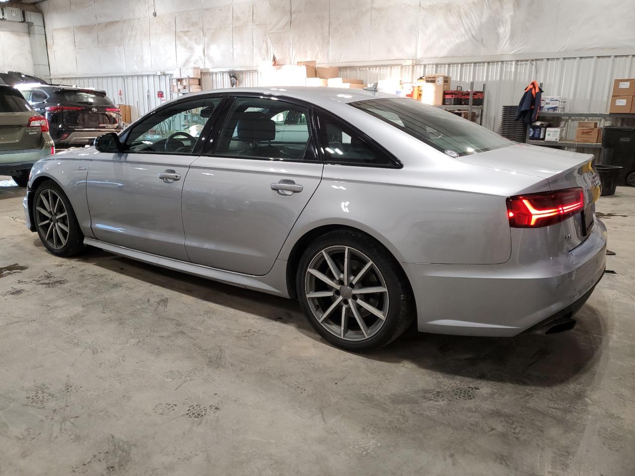 2018 Audi A6 VIN WAUF3BFC9JN077658 Copart auction photo, front end / all over damage thumbnail 2