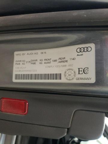 2017 Audi A4 VIN WAUBNAF45HN021223 Copart auction photo, front end / mechanical damage thumbnail 12