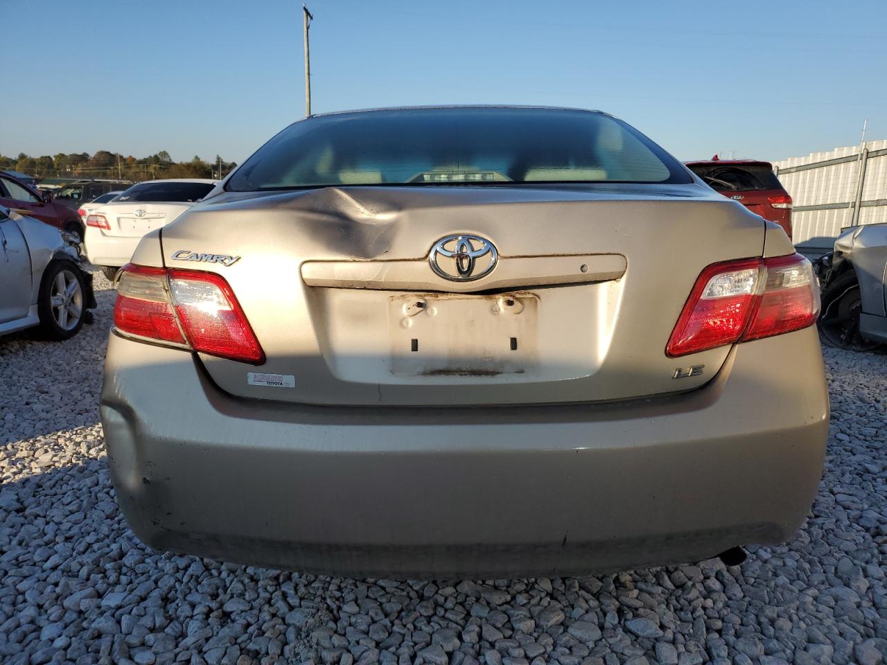 2009 Toyota Camry VIN 4T1BE46K59U359808 Copart auction photo, front end / rear end damage thumbnail 6