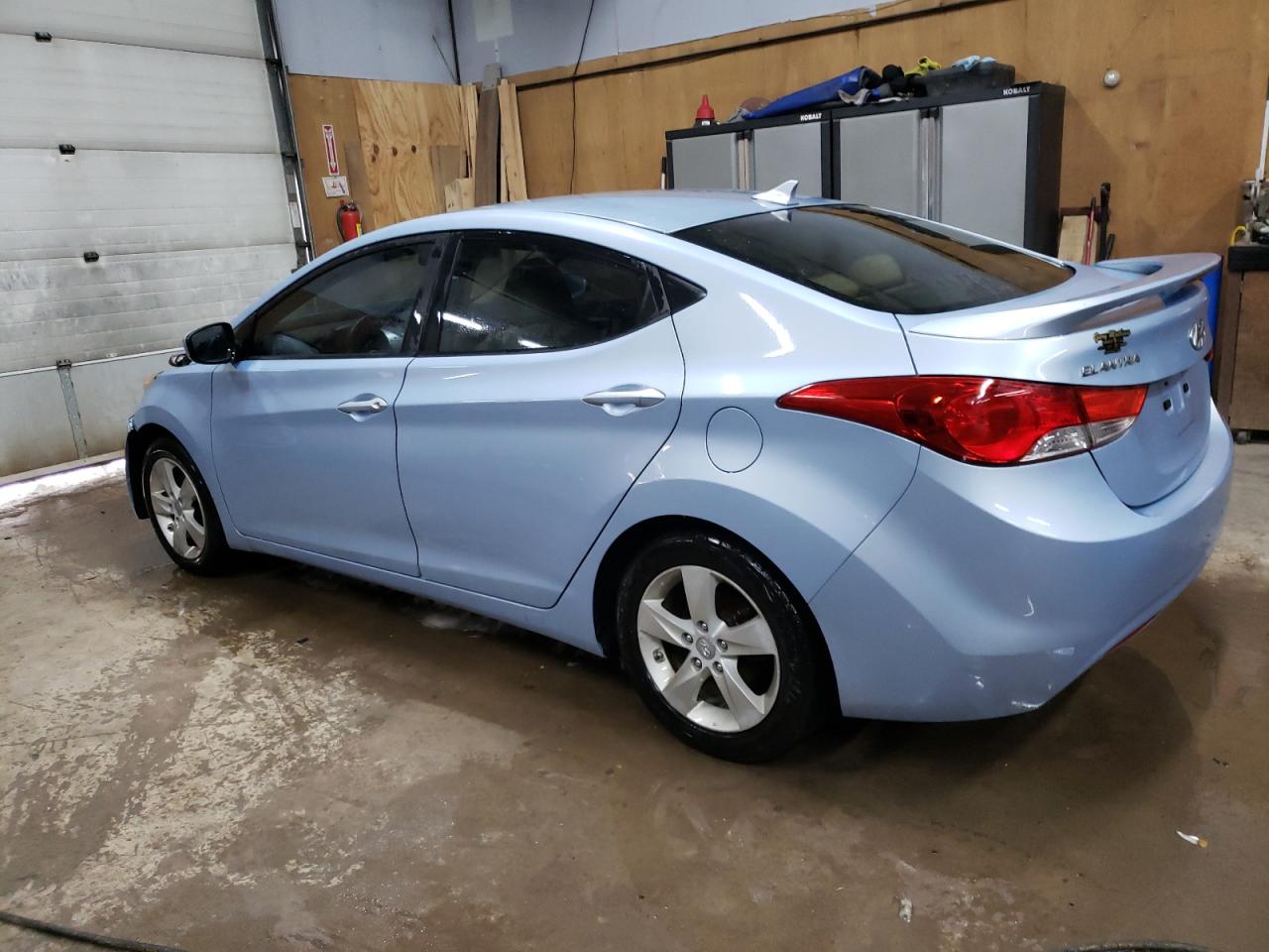 2013 Hyundai Elantra VIN KMHDH4AE3DU754287 Copart auction photo, front end / minor dent/scratches damage thumbnail 2