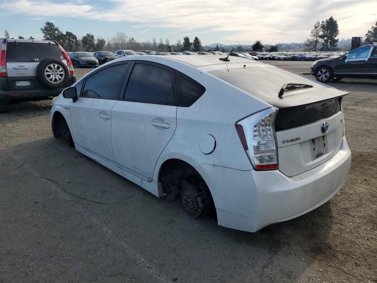 2010 Toyota Prius VIN JTDKN3DU8A0176532 Copart auction photo, stripped / front end damage thumbnail 2