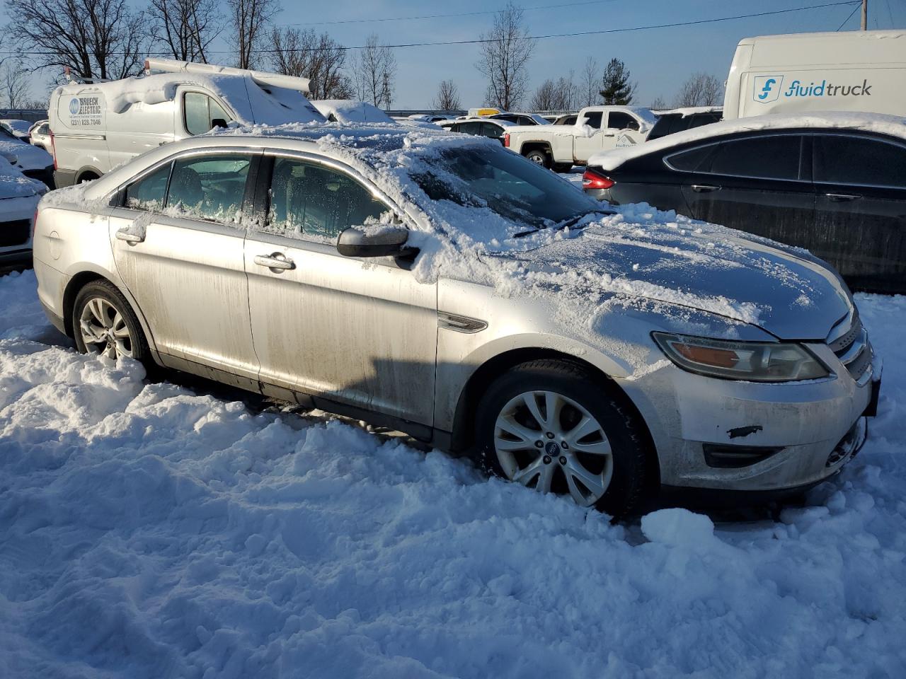 2011 Ford Taurus VIN 1FAHP2EW3BG174975 Copart auction photo, all over damage thumbnail 4