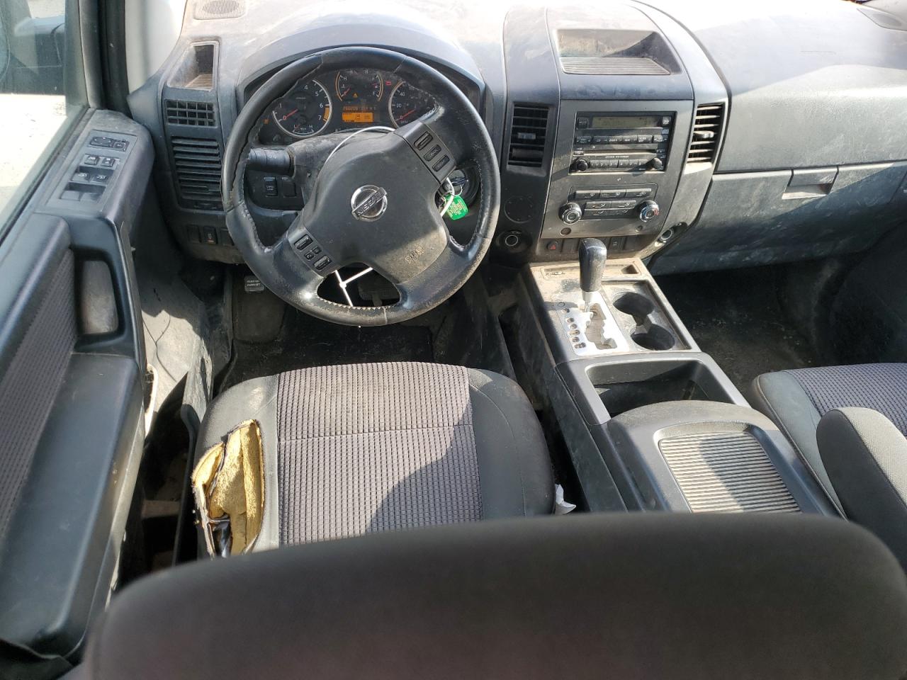 2010 Nissan Titan VIN 1N6BA0EDXAN318890 Copart auction photo, burn - engine damage thumbnail 8