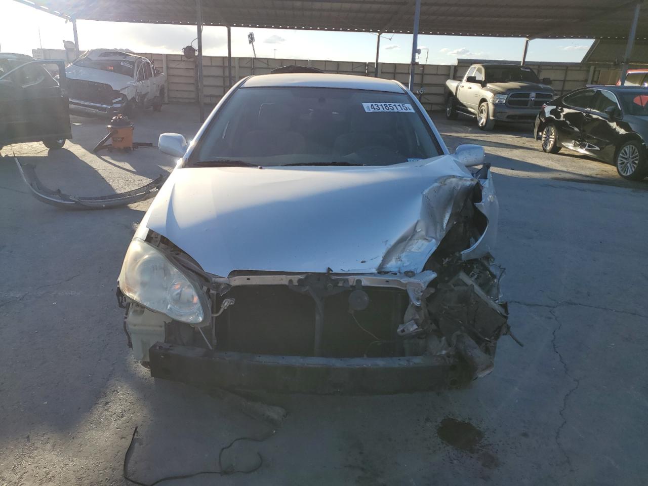 2007 Toyota Corolla VIN JTDBR32E070113885 Copart auction photo, front end damage thumbnail 5