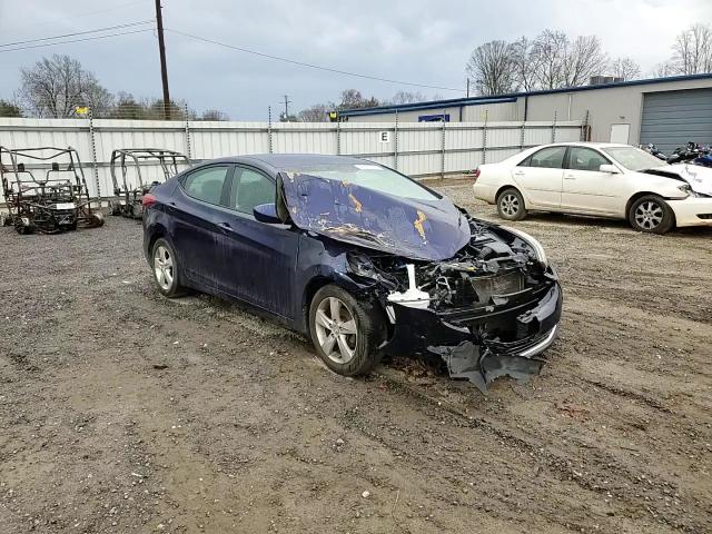 2013 Hyundai Elantra VIN 5NPDH4AEXDH360218 Copart auction photo, front end / side damage thumbnail 10