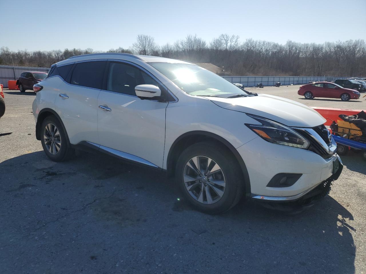 2018 Nissan Murano VIN 5N1AZ2MH6JN190179 Copart auction photo, front end damage thumbnail 4