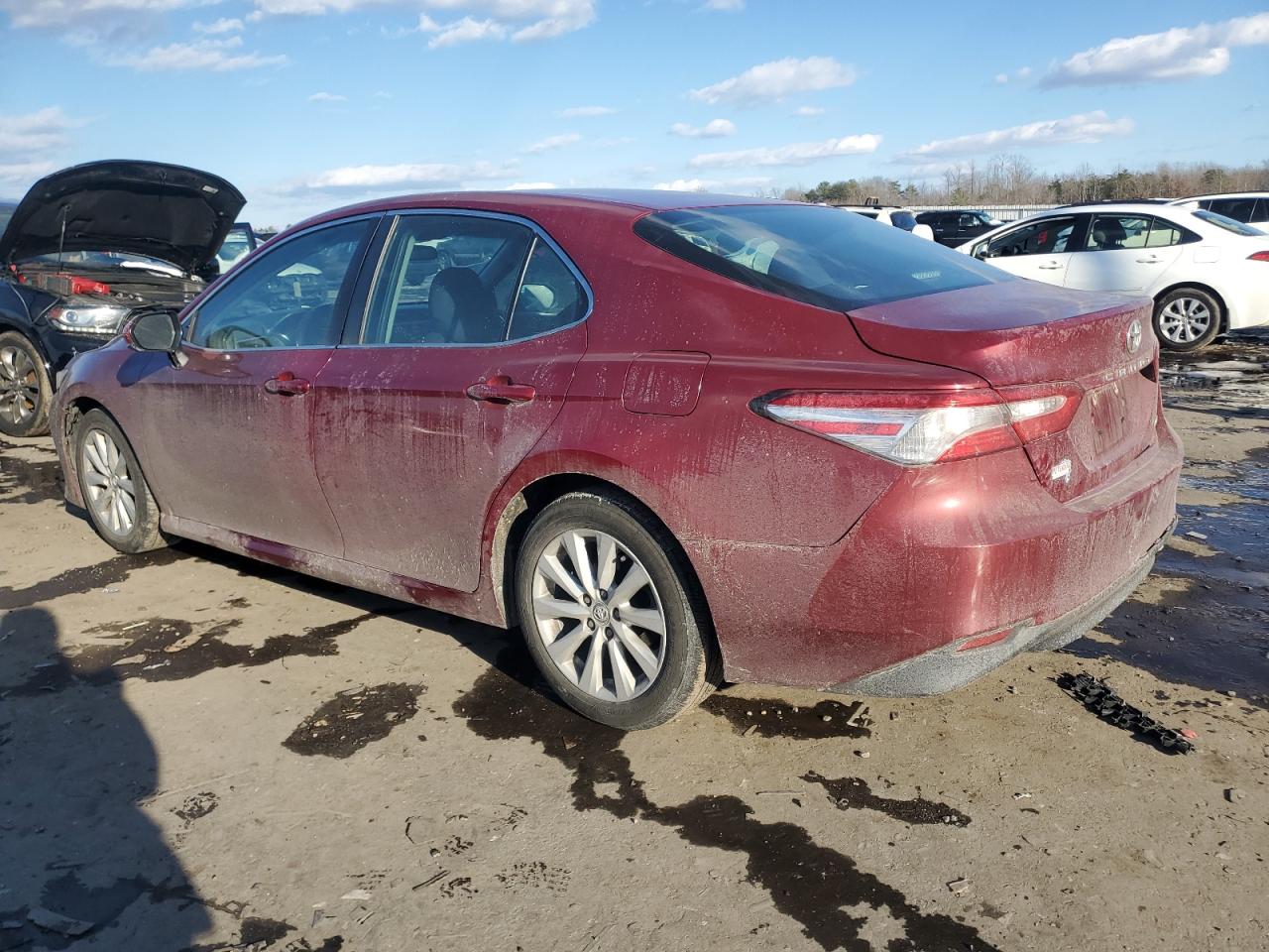 2018 Toyota Camry VIN 4T1B11HK4JU608837 Copart auction photo, all over damage thumbnail 2
