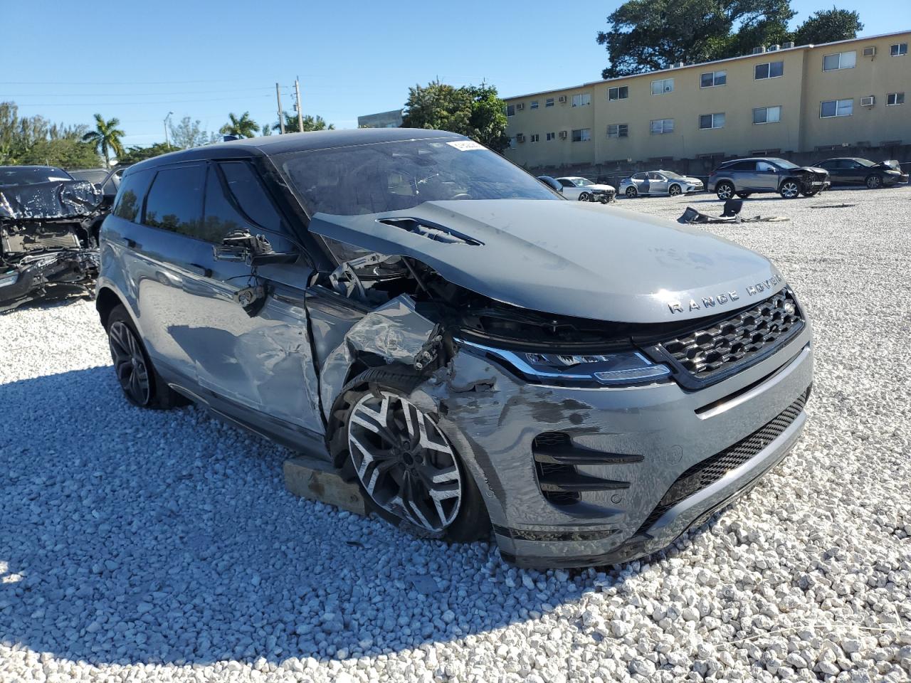 2021 Land Rover Range Rover VIN SALZT2FX6MH134865 Copart auction photo, side / undercarriage damage thumbnail 4
