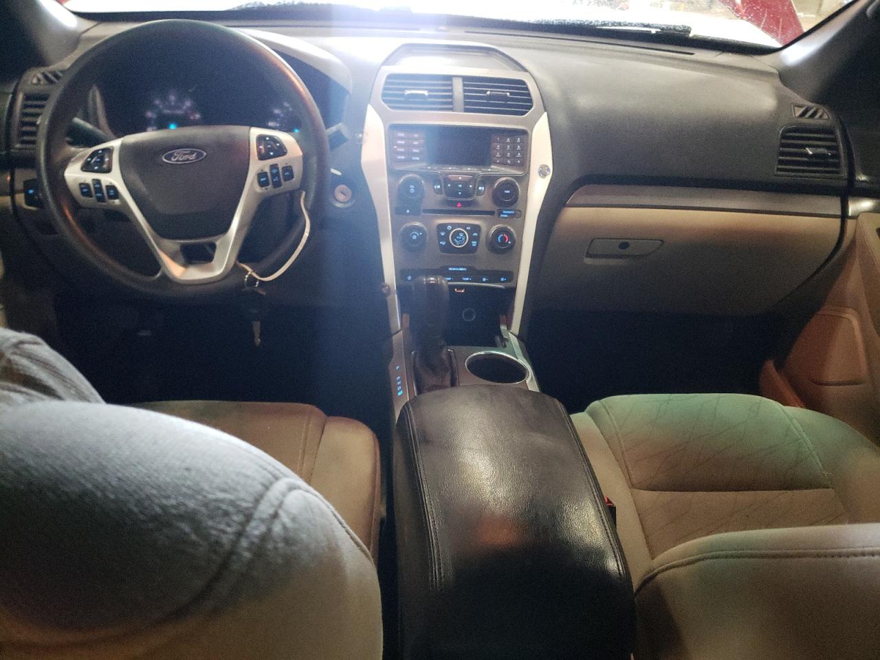 2014 Ford Explorer VIN 1FM5K8B87EGB67144 Copart auction photo, front end / side damage thumbnail 8