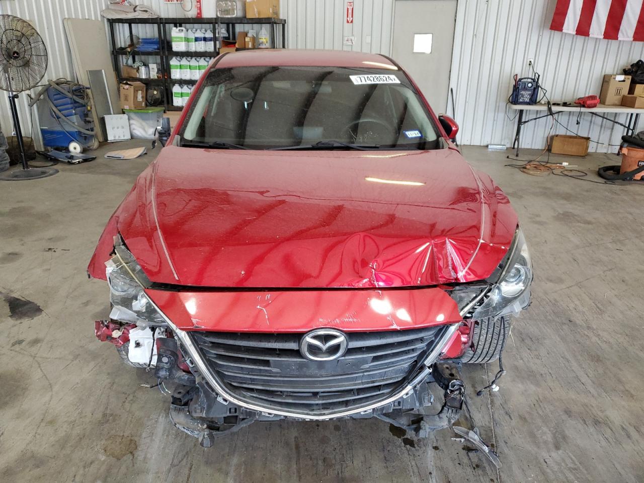 2016 Mazda 3 VIN 3MZBM1T70GM280373 Copart auction photo, front end / minor dent/scratches damage thumbnail 5