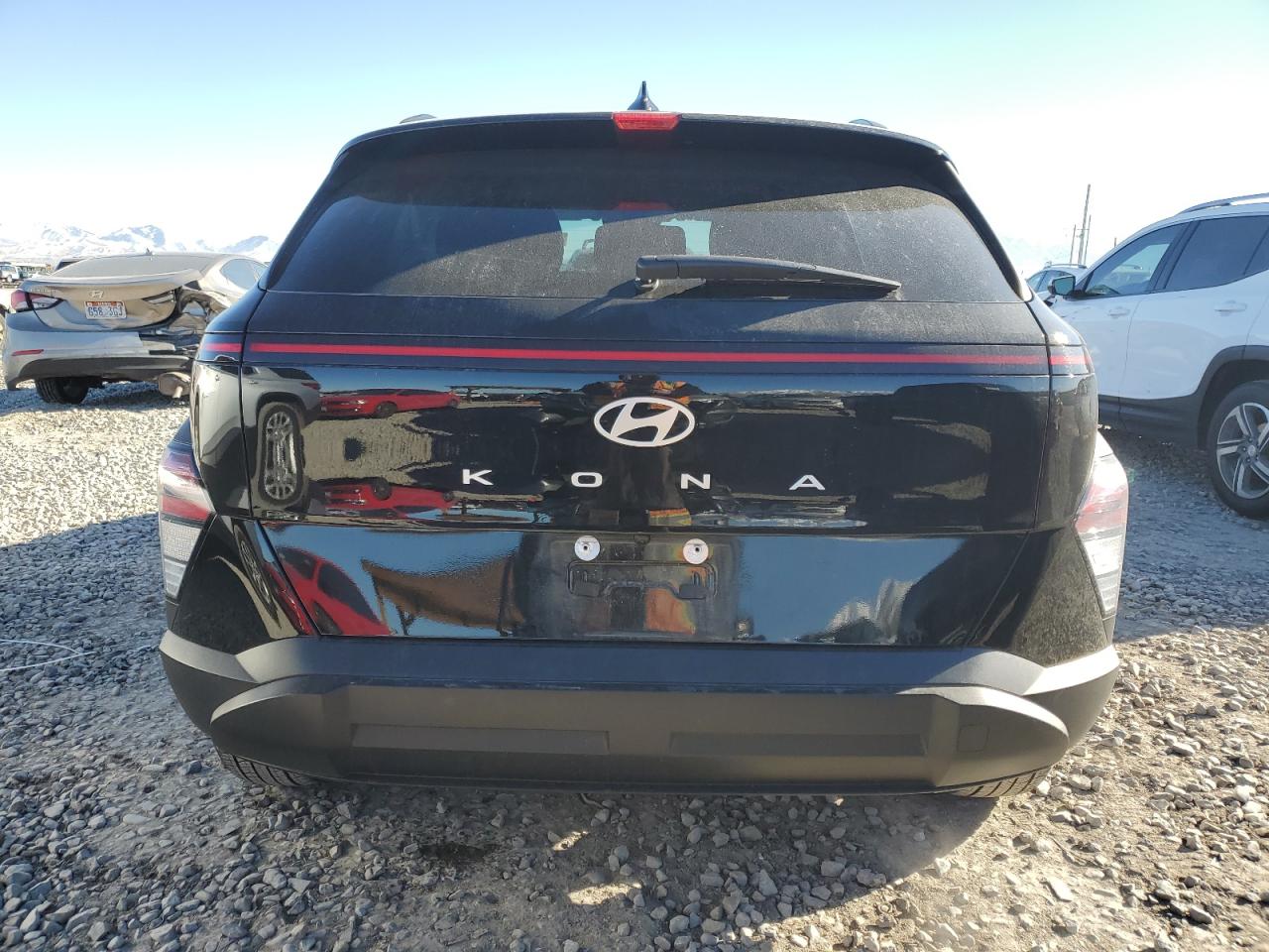 2024 Hyundai Kona VIN KM8HB3AB9RU085825 Copart auction photo, side / front end damage thumbnail 6