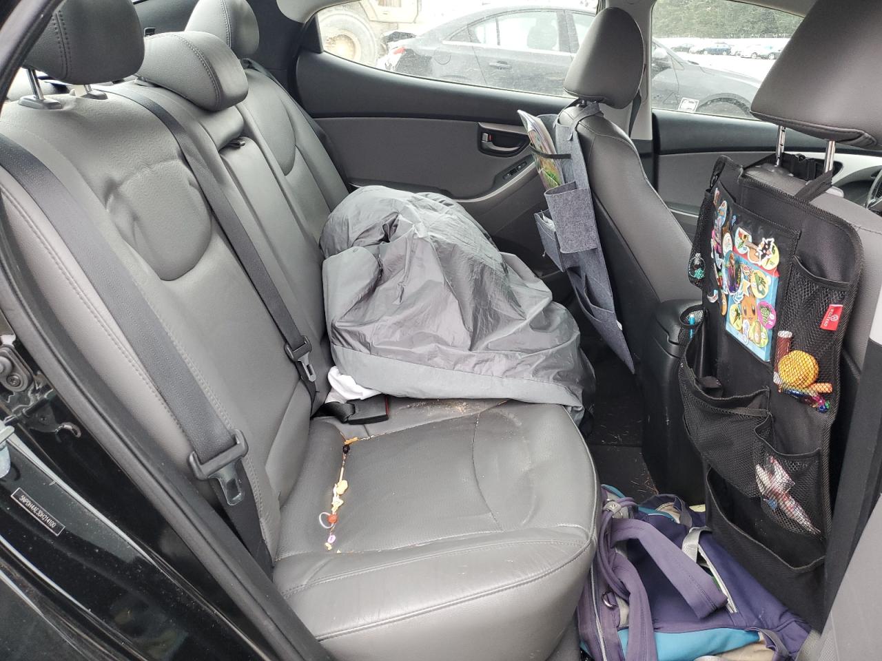 2013 Hyundai Elantra VIN 5NPDH4AE3DH214100 Copart auction photo, vandalism damage thumbnail 10