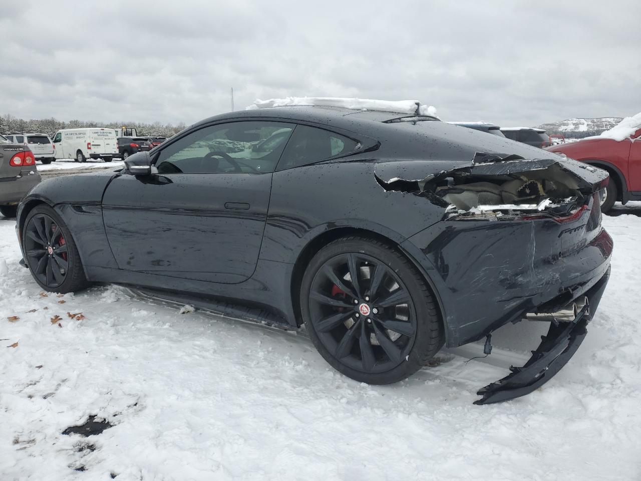 2021 Jaguar F-Type VIN SAJD51FE9MCK76713 Copart auction photo, rear end / minor dent/scratches damage thumbnail 2