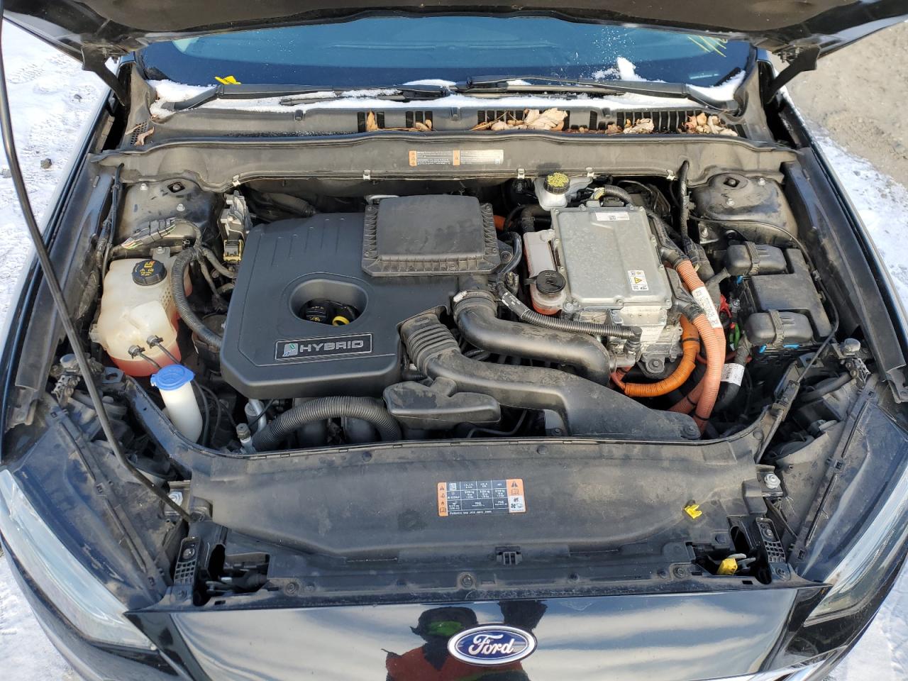 2018 Ford Fusion VIN 3FA6P0LU0JR242444 Copart auction photo, rear end / side damage thumbnail 11