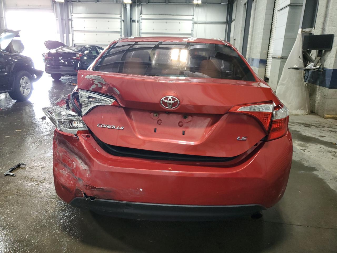 2014 Toyota Corolla VIN 5YFBURHE7EP097955 Copart auction photo, rear end damage thumbnail 6